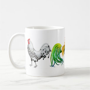 Café Amo la taza de los gallos