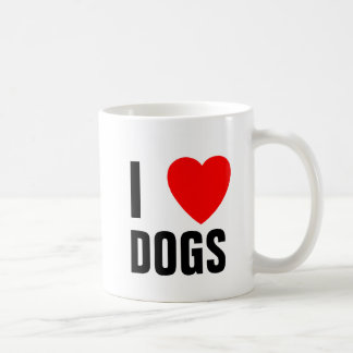 Café AMO la taza de los PERROS