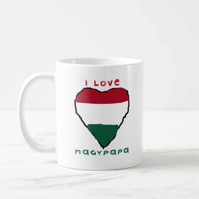 Café Amo la taza de Nagypapa (Izquierda)