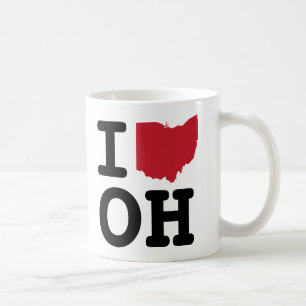 Café Amo la taza de Ohio