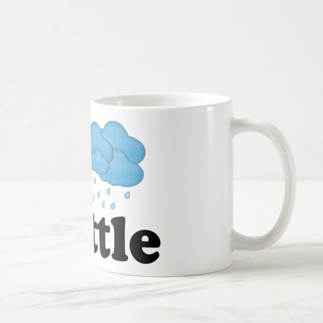 Café Amo la taza de Seattle (Derecha)