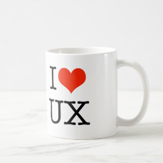 Café Amo la taza de UX