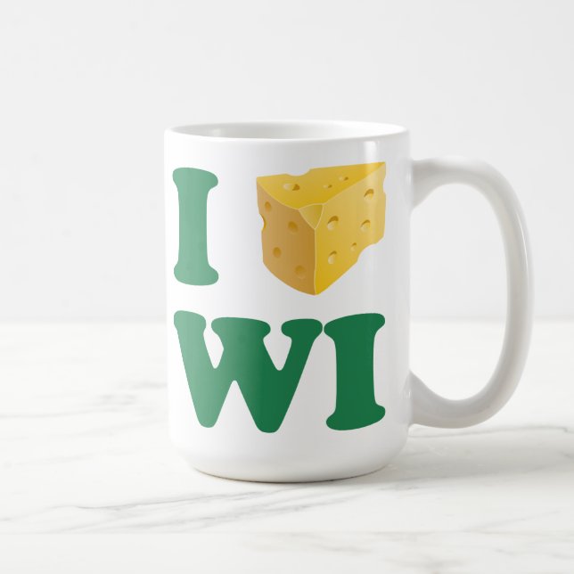 Café Amo la taza de Wisconsin (Derecha)