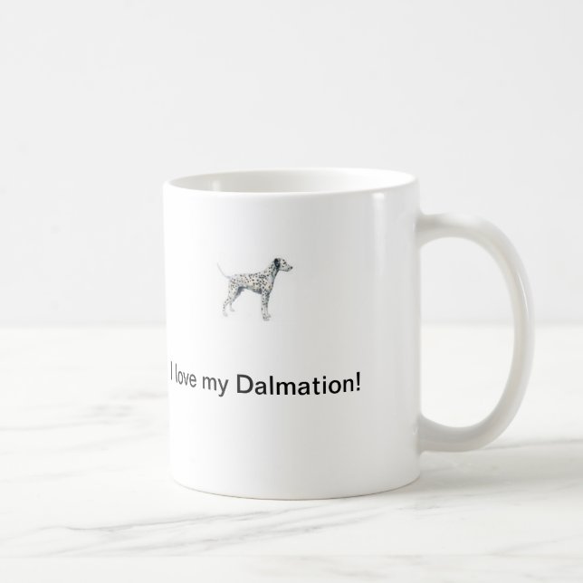 Café Amo mi taza de Dalmation (Derecha)