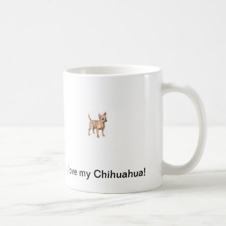Café Amo mi taza de la chihuahua