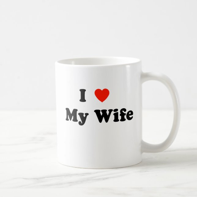 Café Amo mi taza de la esposa (Derecha)
