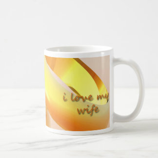Café amo mi taza de la esposa