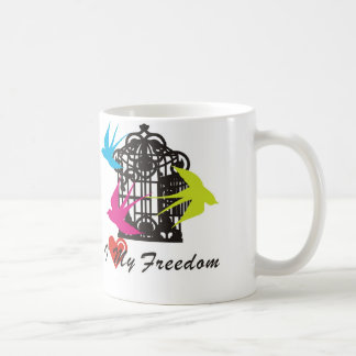 Café Amo mi taza de la libertad