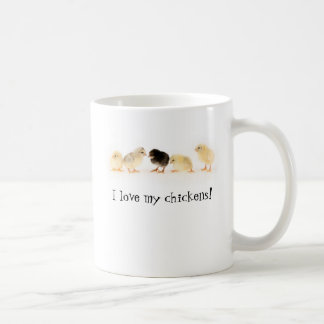 Café Amo mi taza de los pollos