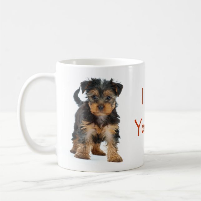 Café Amo mi taza de Yorkshire Terrier (Izquierda)