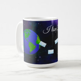 Café Amo Postcrossing ll - Taza de 15 oz.