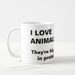 Café "Amo taza de los animales"
