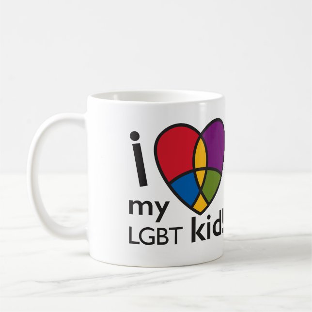 Café "AMO taza de mi niño de LGBT" (Izquierda)