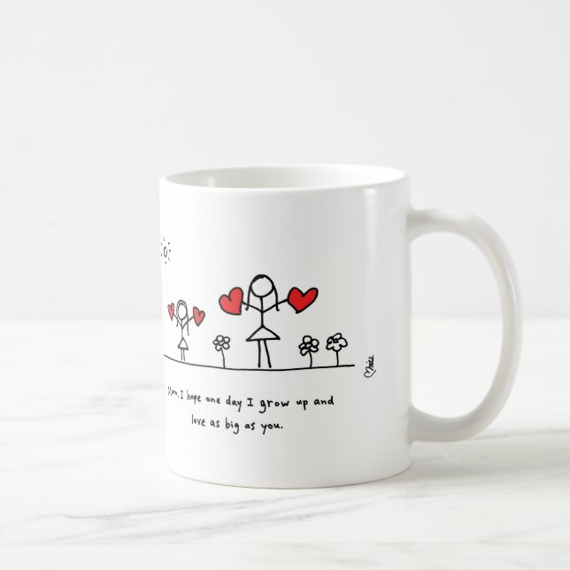 Café Amor como taza grande de memoria y todos (Derecha)