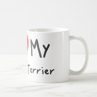 Café Amor de la taza I mi Airedale Terrier