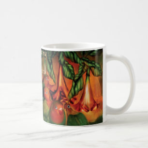 Café Amor entre la taza de las trompetas