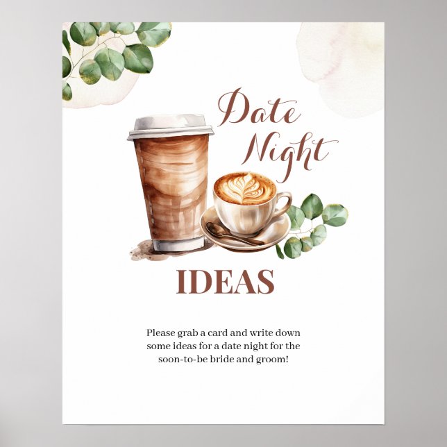 Café Amor está Preparando Señal de Juego de Ideas  (Frente)