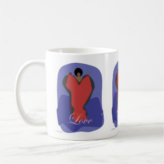 Café Amor | Taza de Arte Inspirador | Mensajes de Esper