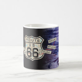Café añada su taza 2 de la ruta 66 de las fotos