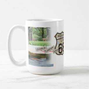 Café añada su taza de la ruta 66 de las fotos
