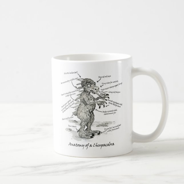 Café Anatomía de una taza del Chupacabra (Derecha)