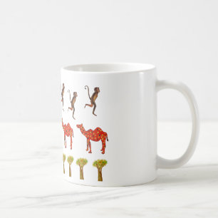 Café Animales africanos adoran la taza clásica de Ilust