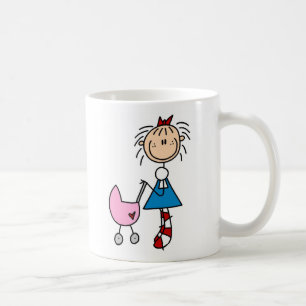 Café Annie con la taza del carro de bebé