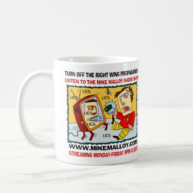 CAFÉ APAGUE LA TAZA DE LA TV (Izquierda)