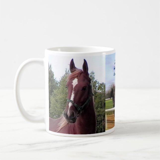 Café Apenas Horsing alrededor de la taza (Izquierda)