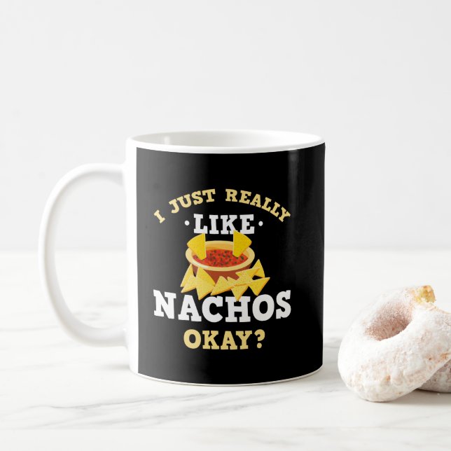 Café Apenas tengo gusto realmente de la taza divertida (Con donut)