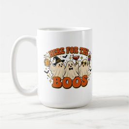 Café Aquí por los Boos - Taza divertida de fantasmas pa