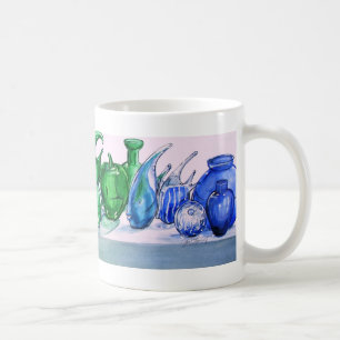 Café Arco iris de la taza de cristal