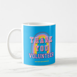 Café Arcoíris Taza de agradecimiento para voluntarios d