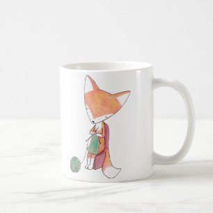 Café Arte gráfico del Fox de los amantes de la taza de