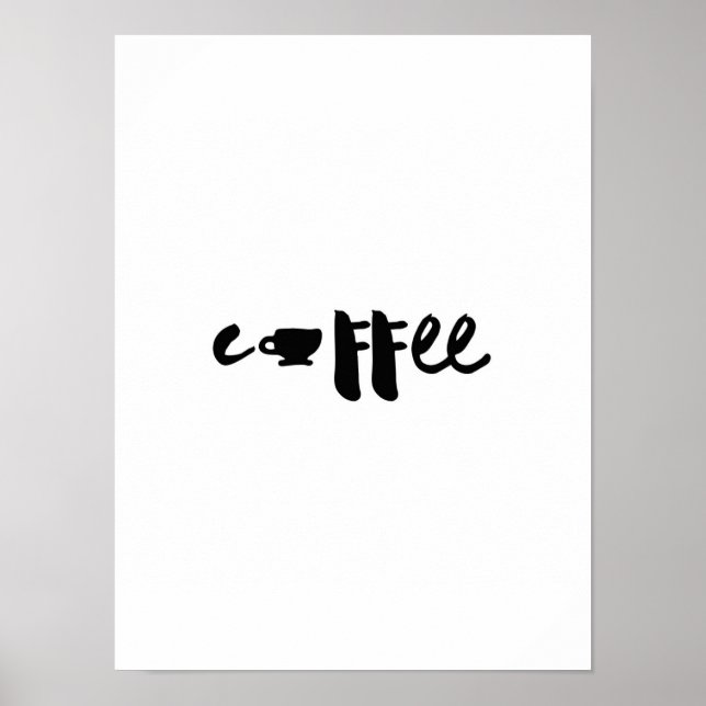 Café | Arte tipográfico (Frente)