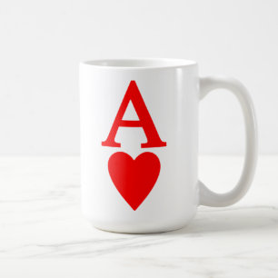 Café As de la taza de los corazones