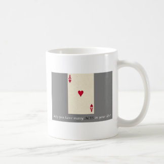 Café AS de la taza de los CORAZONES