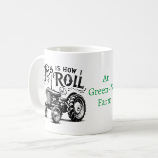 Café Así es como rollo la taza de Tractor Vintage para 