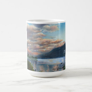 Café Atardecer en la taza de Locarno