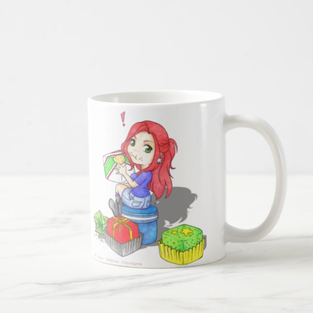 Café Atrapado en la taza de dulces (Derecha)
