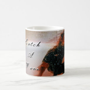 Café Atrapar una taza de ondas - Personalizable