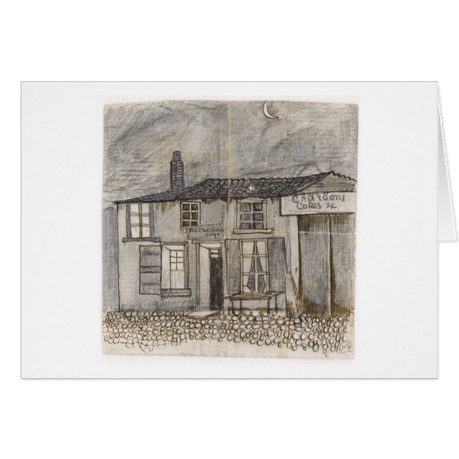 Café Au Charbonnage, Vincent van Gogh (Anverso (Horizontal))