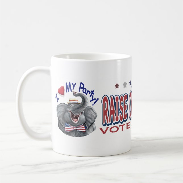 Café Aumente nuestra taza derecha de los niños (Izquierda)