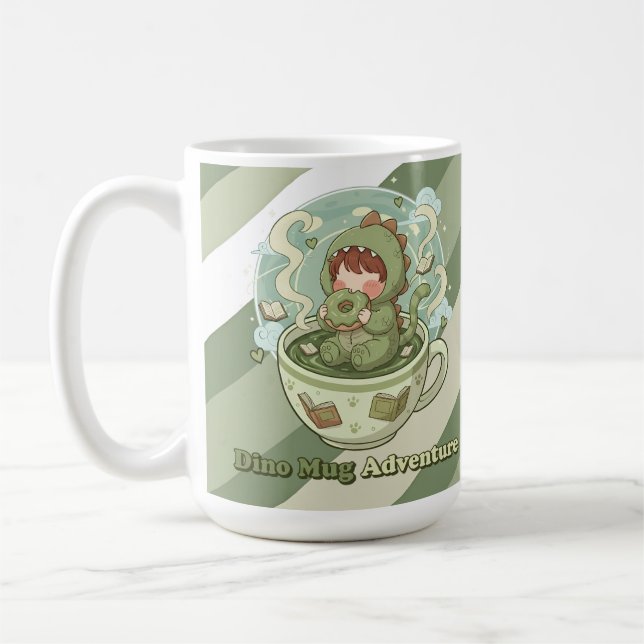 Café Aventura de taza Dino (Izquierda)