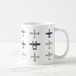 Café Aviones de la taza de la Guerra de Corea