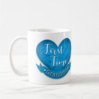 Café Azul de la taza de la abuela de la primera vez