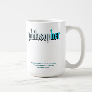 Café azul de la taza del filósofo