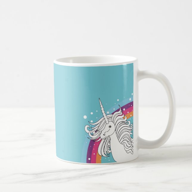CAFÉ AZUL DE LA TAZA DEL UNICORNIO (Derecha)