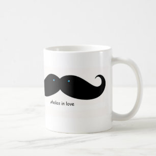 Café BALLENAS divertidas de la taza EN AMOR