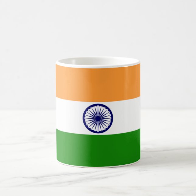 Café Bandera de la taza de la India (Centro)